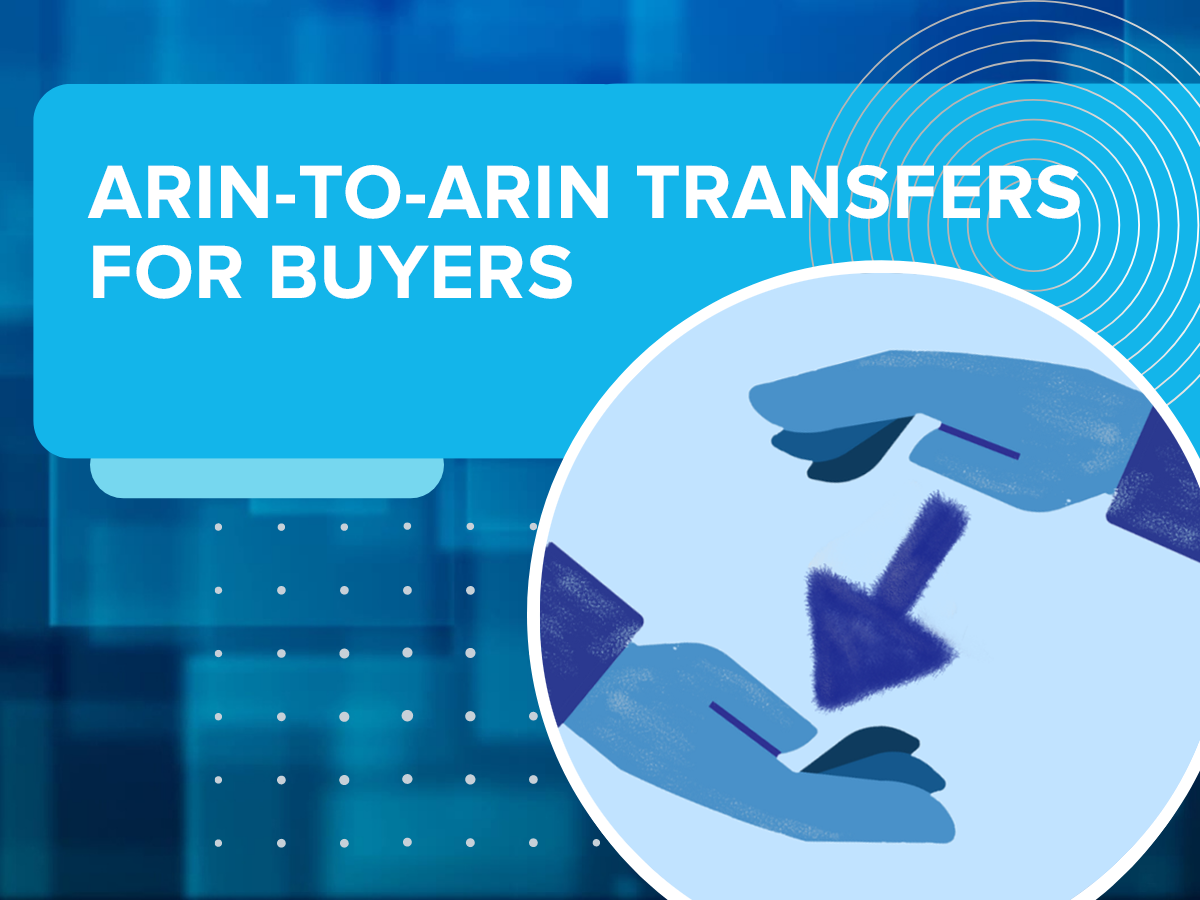 ARINtoARIN Transfers for Buyers IPv4 Global